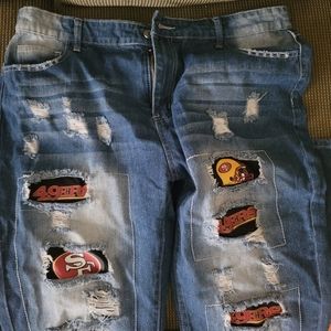 Custom made Jean's *49ers**